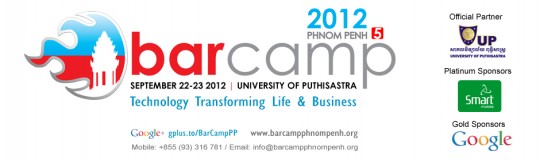 Barcamp Phnom Penh 2012, 22-23 September